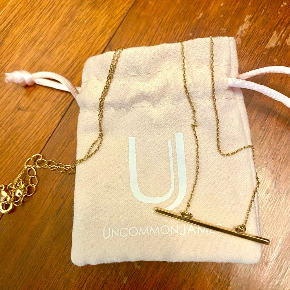 Uncommon James Raise The Bar Gold Necklace
